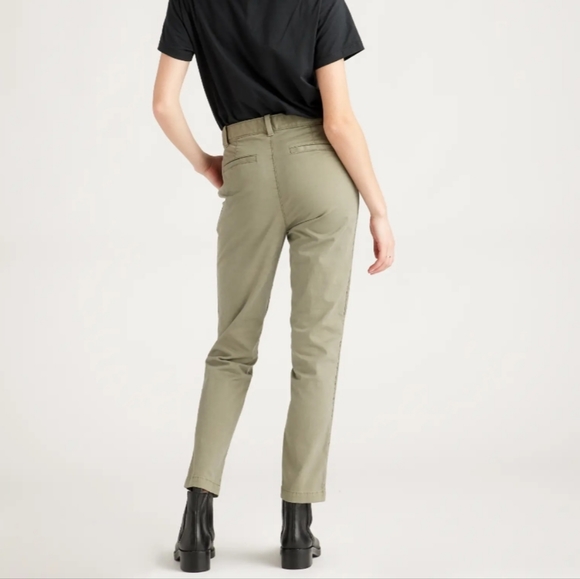 Stretch Cotton Twill Girlfriend Chino Pants - Picture 7 of 11